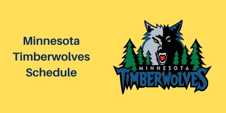 Minnesota Timberwolves Schedule