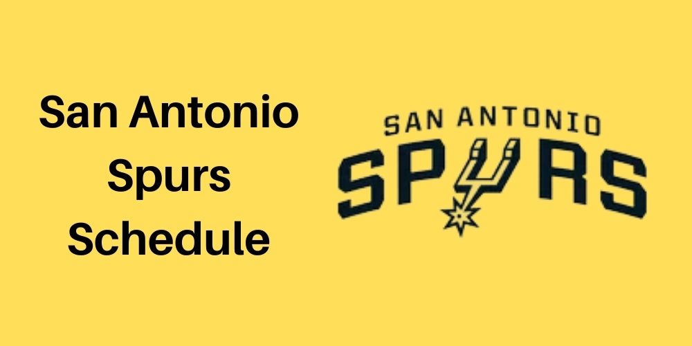 San Antonio Spurs Schedule